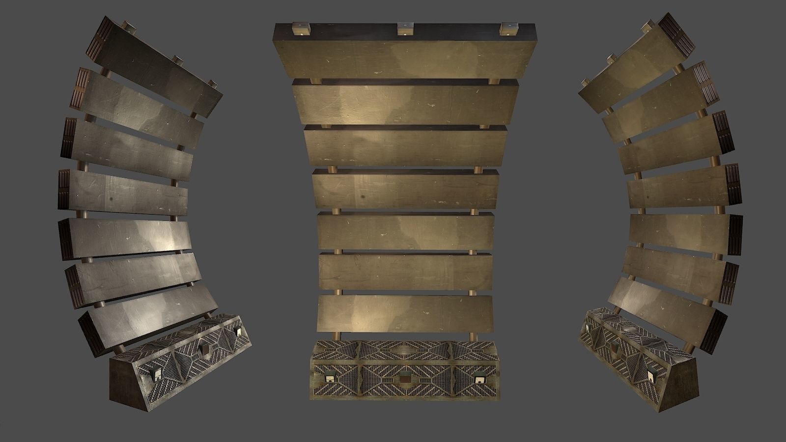 Protogenetic Subculture Lowpoly Gameready Cyberpunk Collection Low-poly 3D model_7