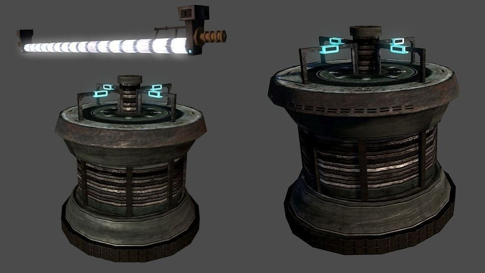 Protogenetic Subculture Lowpoly Gameready Cyberpunk Collection Low-poly 3D model_15