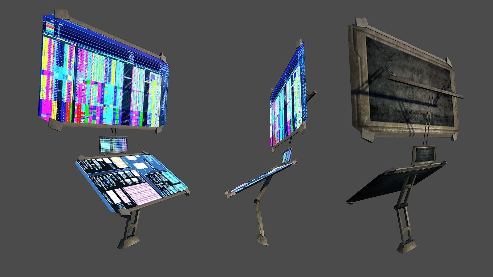 Protogenetic Subculture Lowpoly Gameready Cyberpunk Collection Low-poly 3D model_29