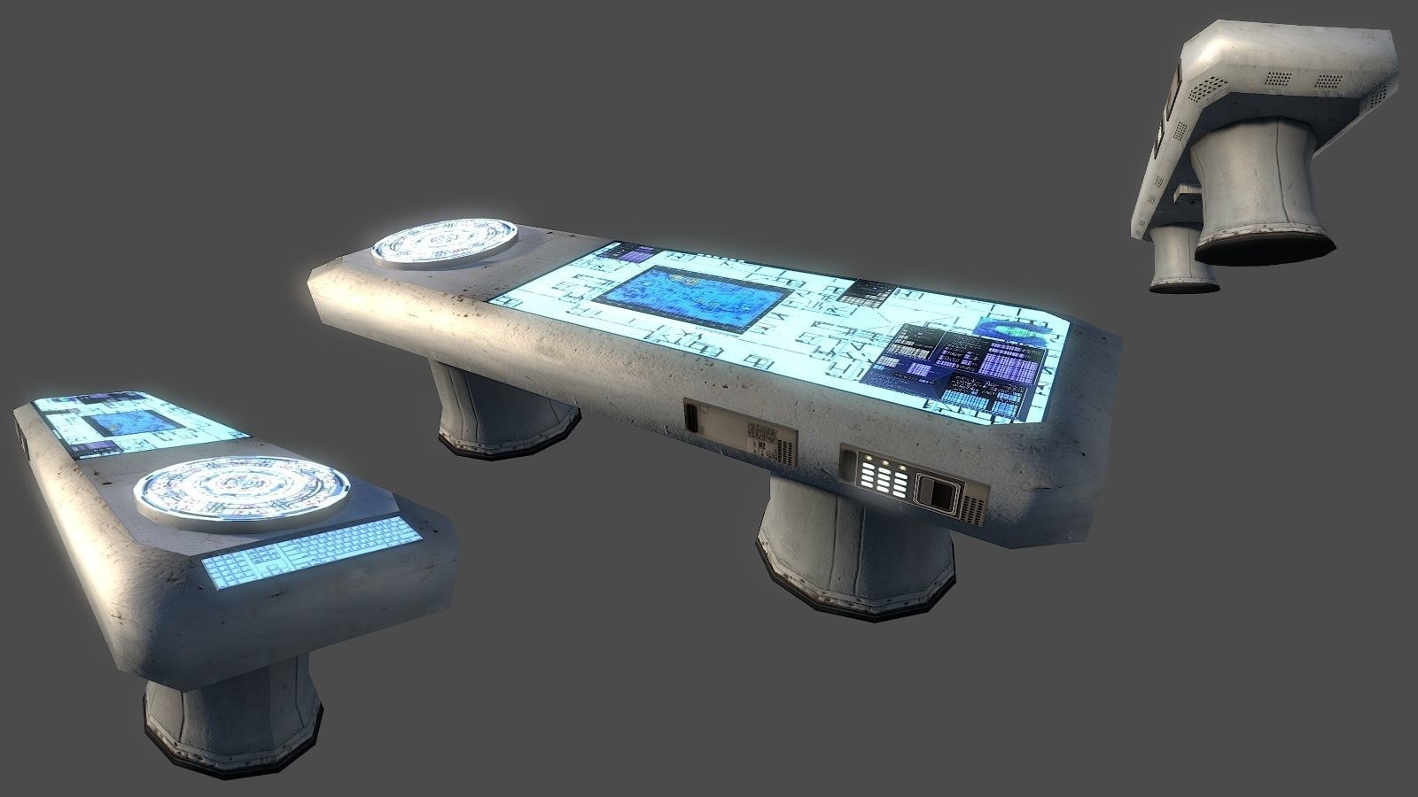 Protogenetic Subculture Lowpoly Gameready Cyberpunk Collection Low-poly 3D model_25