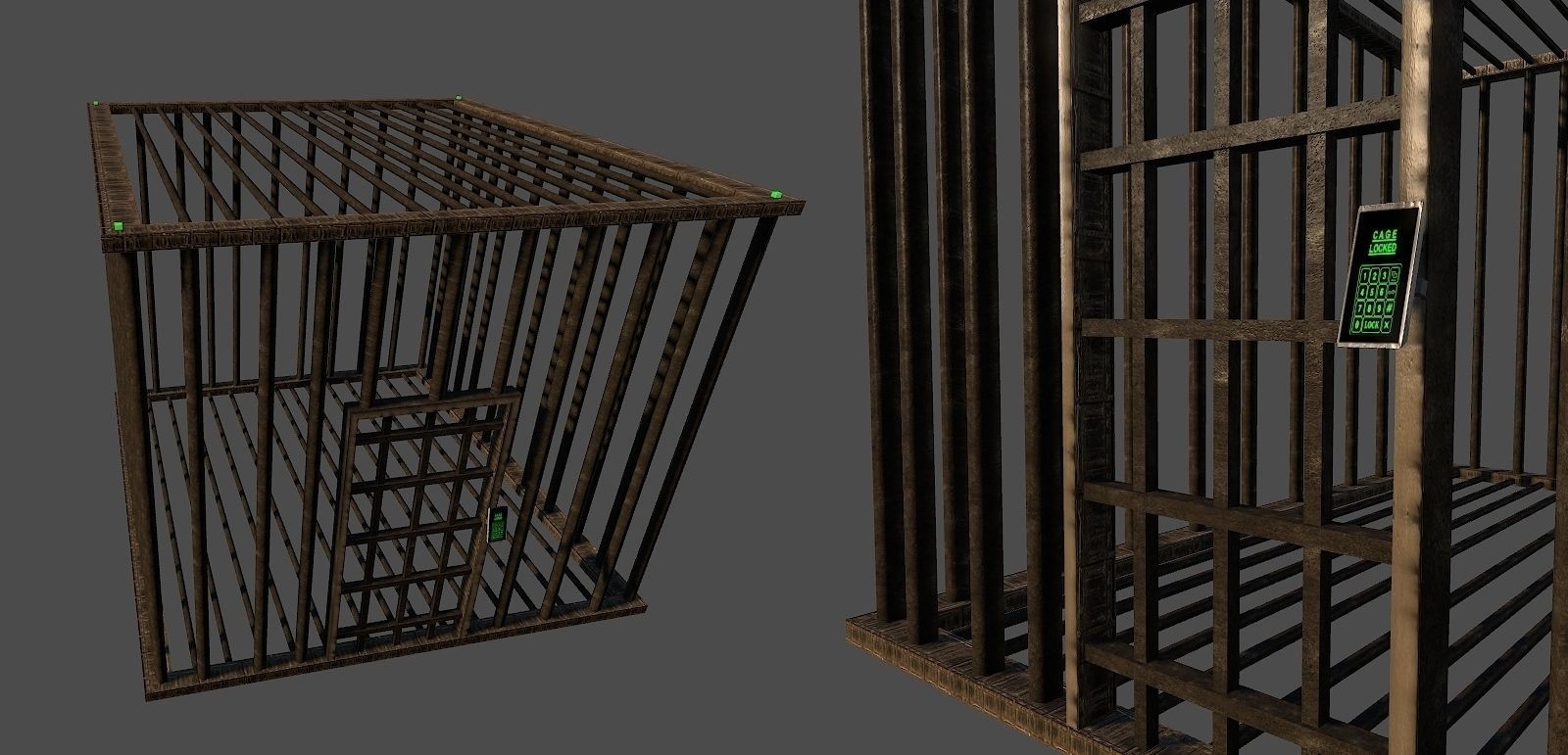 Protogenetic Subculture Lowpoly Gameready Cyberpunk Collection Low-poly 3D model_19