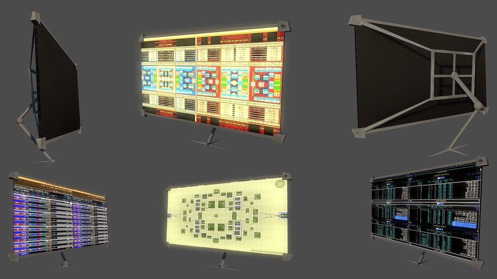 Protogenetic Subculture Lowpoly Gameready Cyberpunk Collection Low-poly 3D model_12