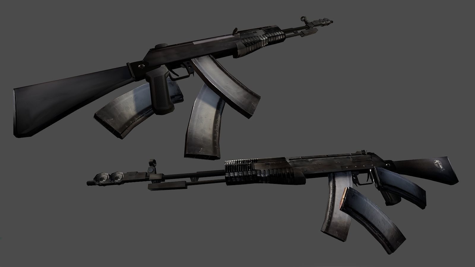 Protogenetic Subculture Lowpoly Gameready Cyberpunk Collection Low-poly 3D model_21