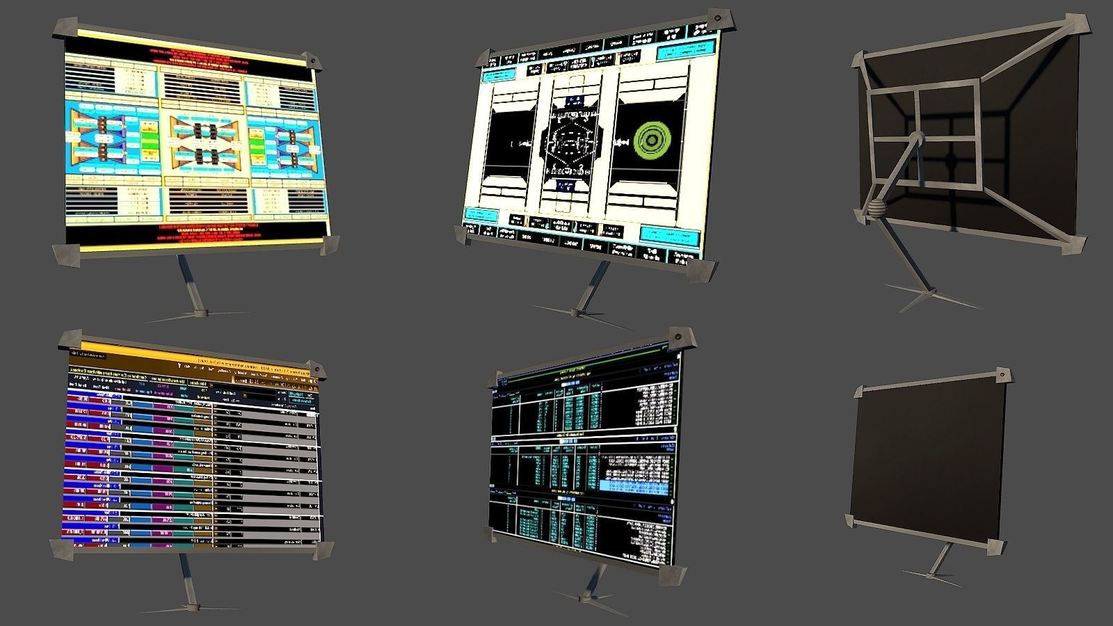 Protogenetic Subculture Lowpoly Gameready Cyberpunk Collection Low-poly 3D model_13