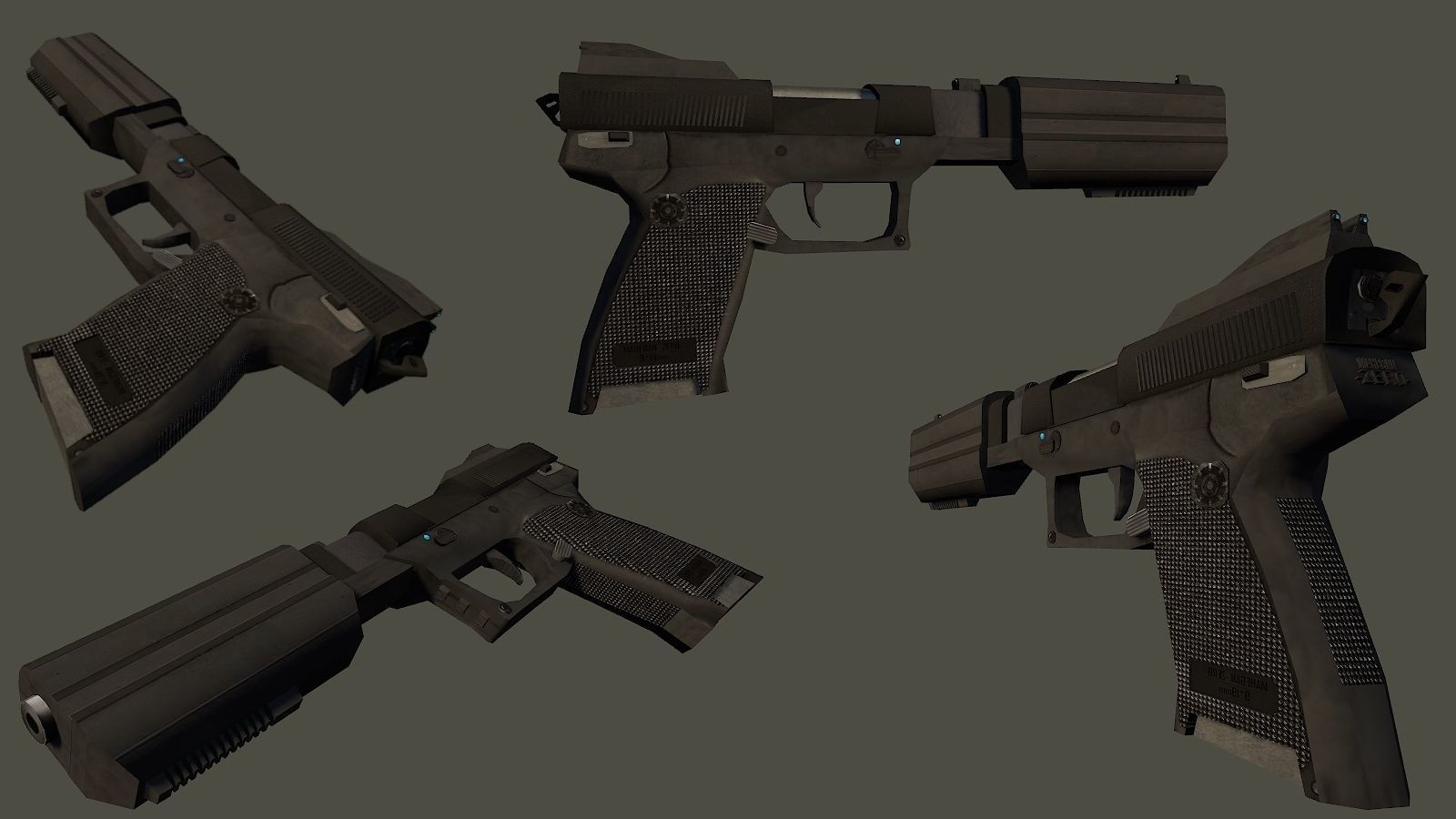 Protogenetic Subculture Lowpoly Gameready Cyberpunk Collection Low-poly 3D model_2