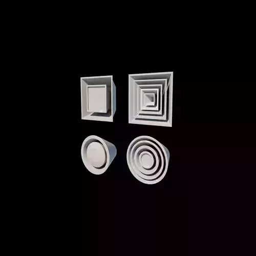 ceiling air conditioner 3D model