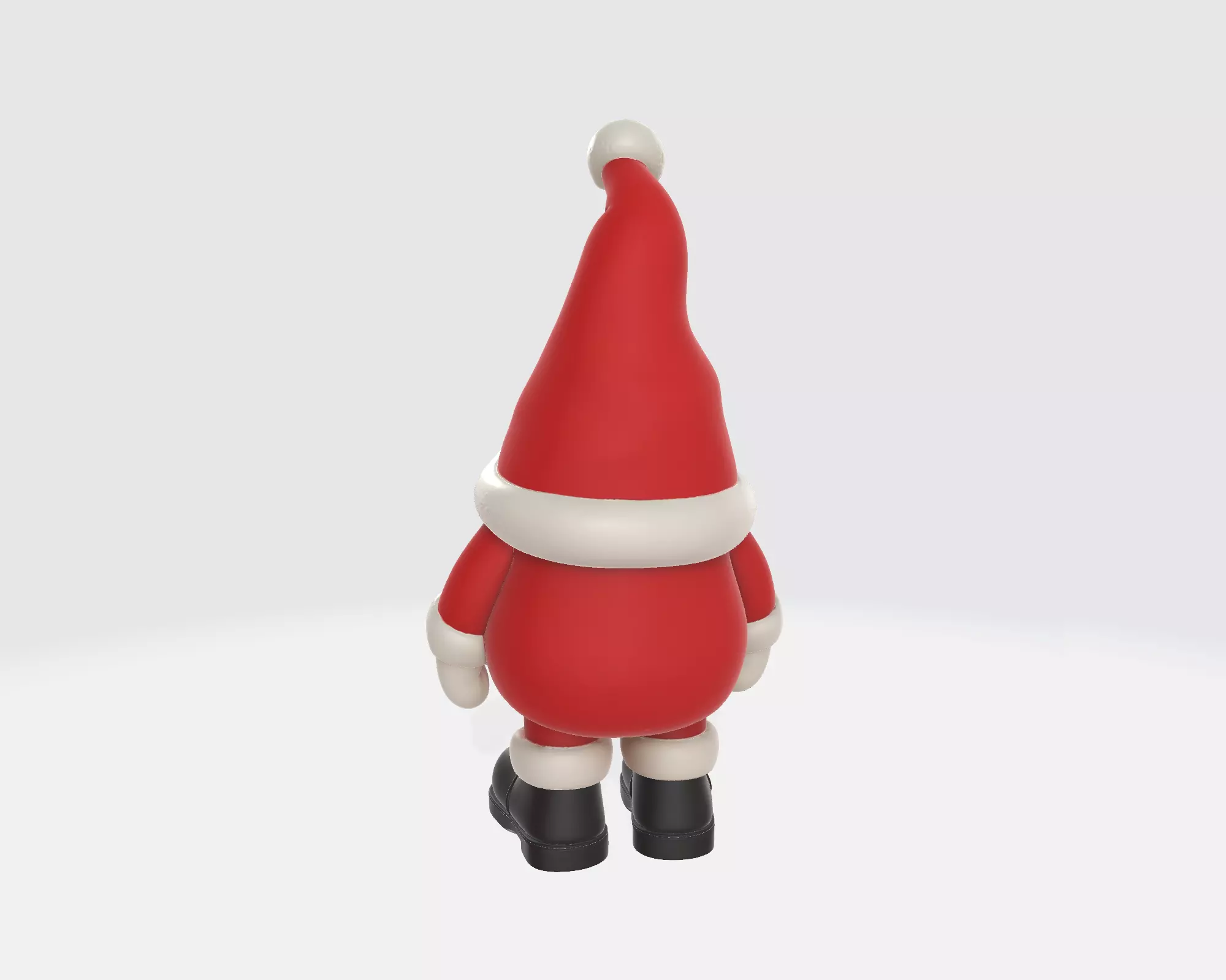 Adorable Christmas Gnome Santa Gnome Figurine 3D print model_6