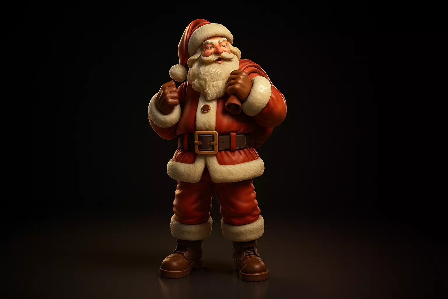 Santa Claus Figurine Christmas Decoration Holiday Santa  3D print model_0