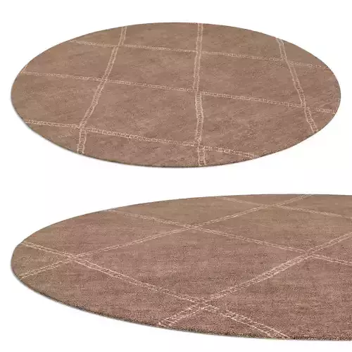 Loha Rug Burunt  Round
