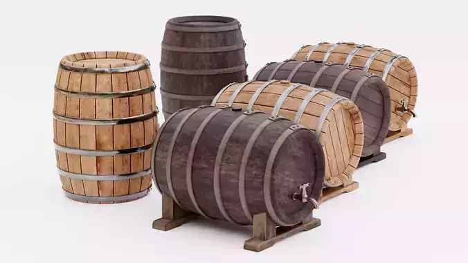 -Wine Barrels-
