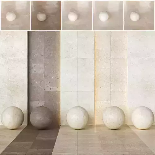 Marazzi Mystone Limestone Porcelain Tiles - 3 Colors -Set of 17