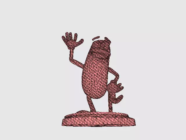 Banana Buddy  LowPoly 3d model 3D print model_41