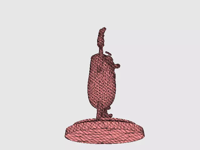 Banana Buddy  LowPoly 3d model 3D print model_45