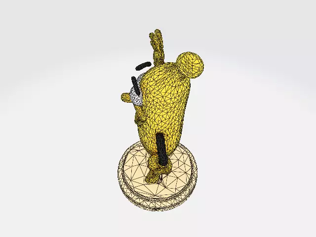 Banana Buddy  LowPoly 3d model 3D print model_34