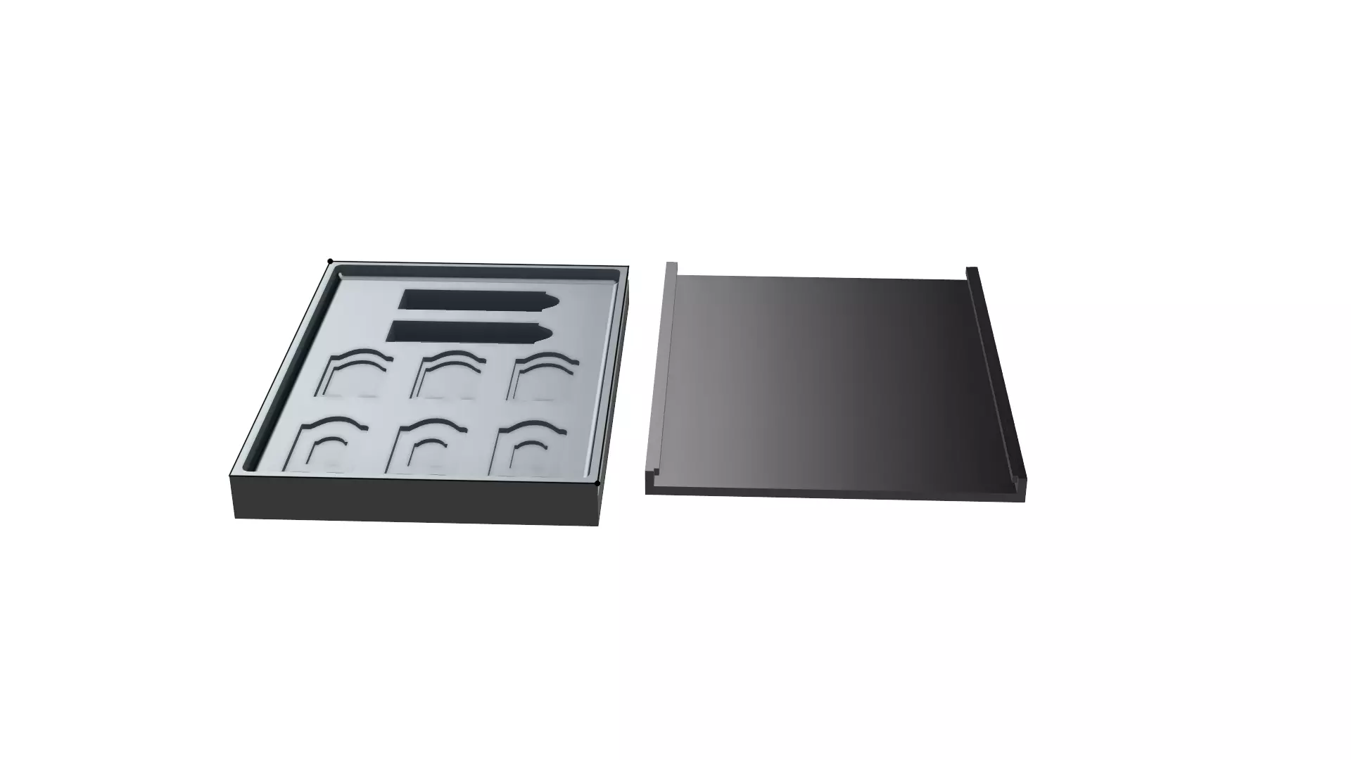 3D printable SD card and USB holder 3D print model