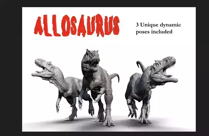 Allosaurus stl files