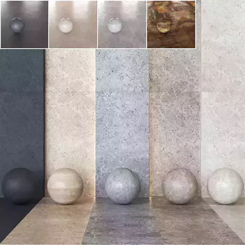 Marazzi Mystone Gris Fleury Tiles - 5 Colors -Set of 25