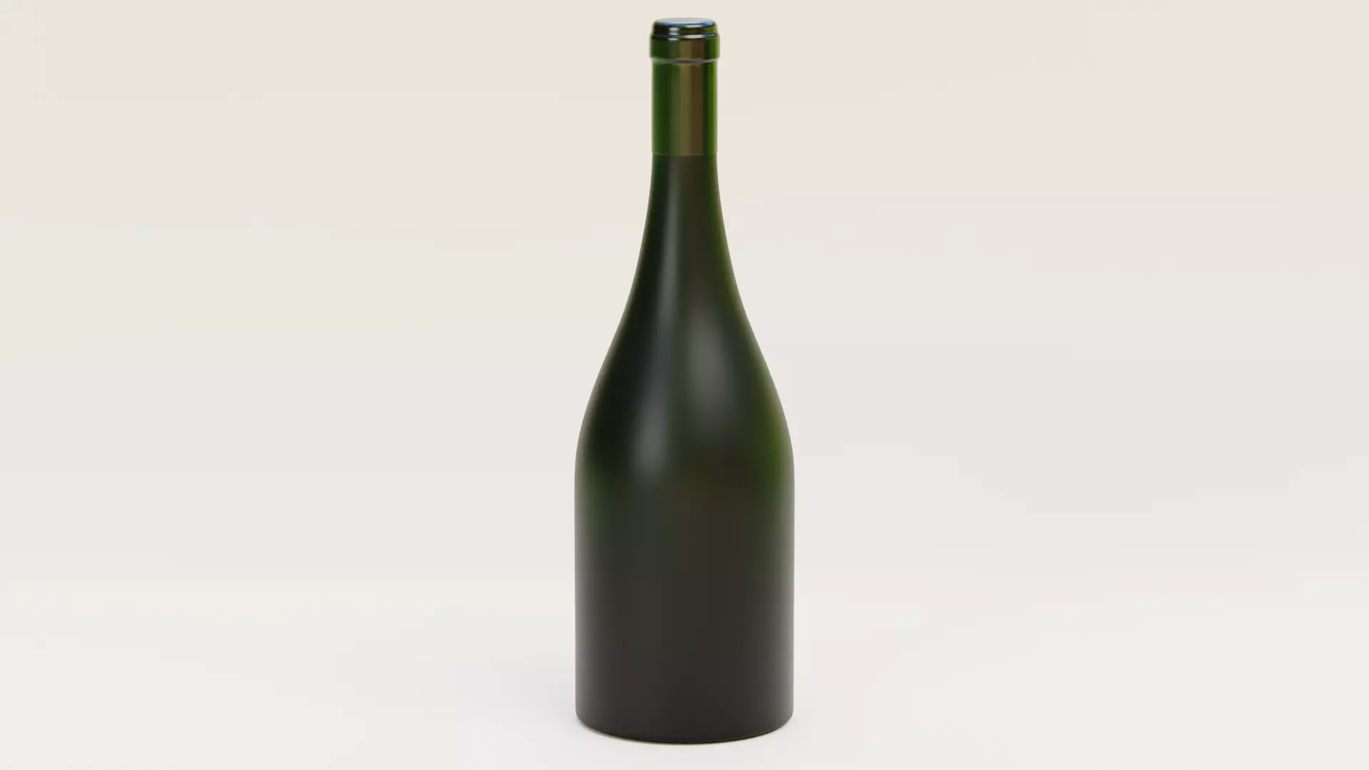 -Wine Bottle V3-Merlot- Low-poly 3D model_3