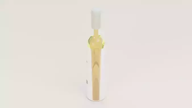 Wine Bottle V4 - Sauvignon Blanc with Concept Label  Low-poly 3D model 4