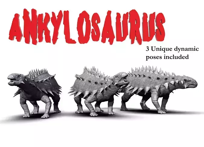 Ankylosaurus models