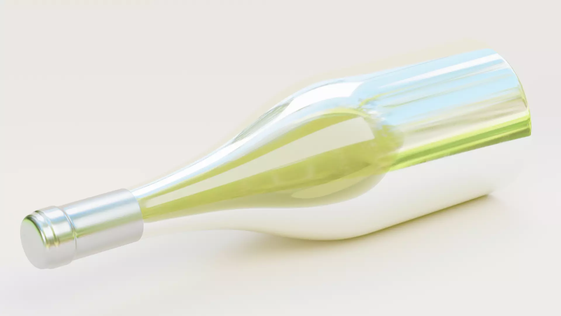 -Wine Bottle V7- Low-poly 3D model_5