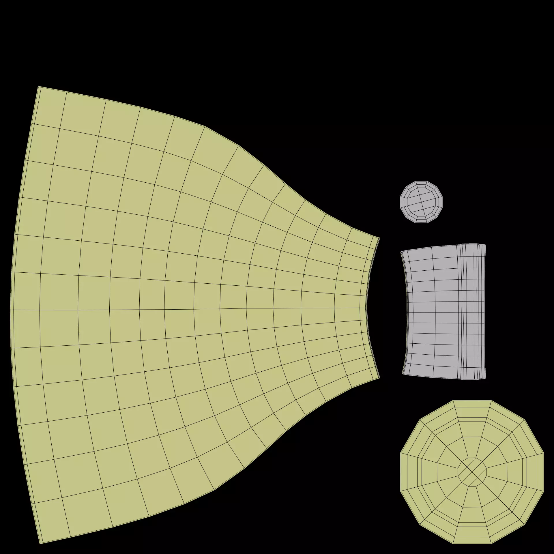 -Wine Bottle V7- Low-poly 3D model_7