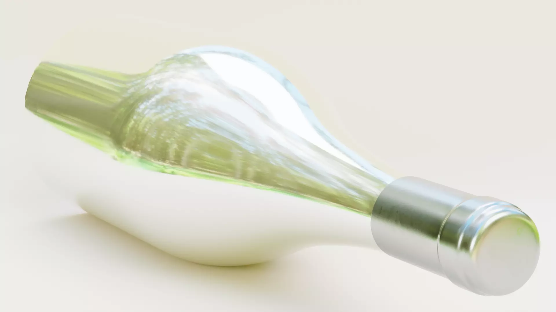 -Wine Bottle V7- Low-poly 3D model_6