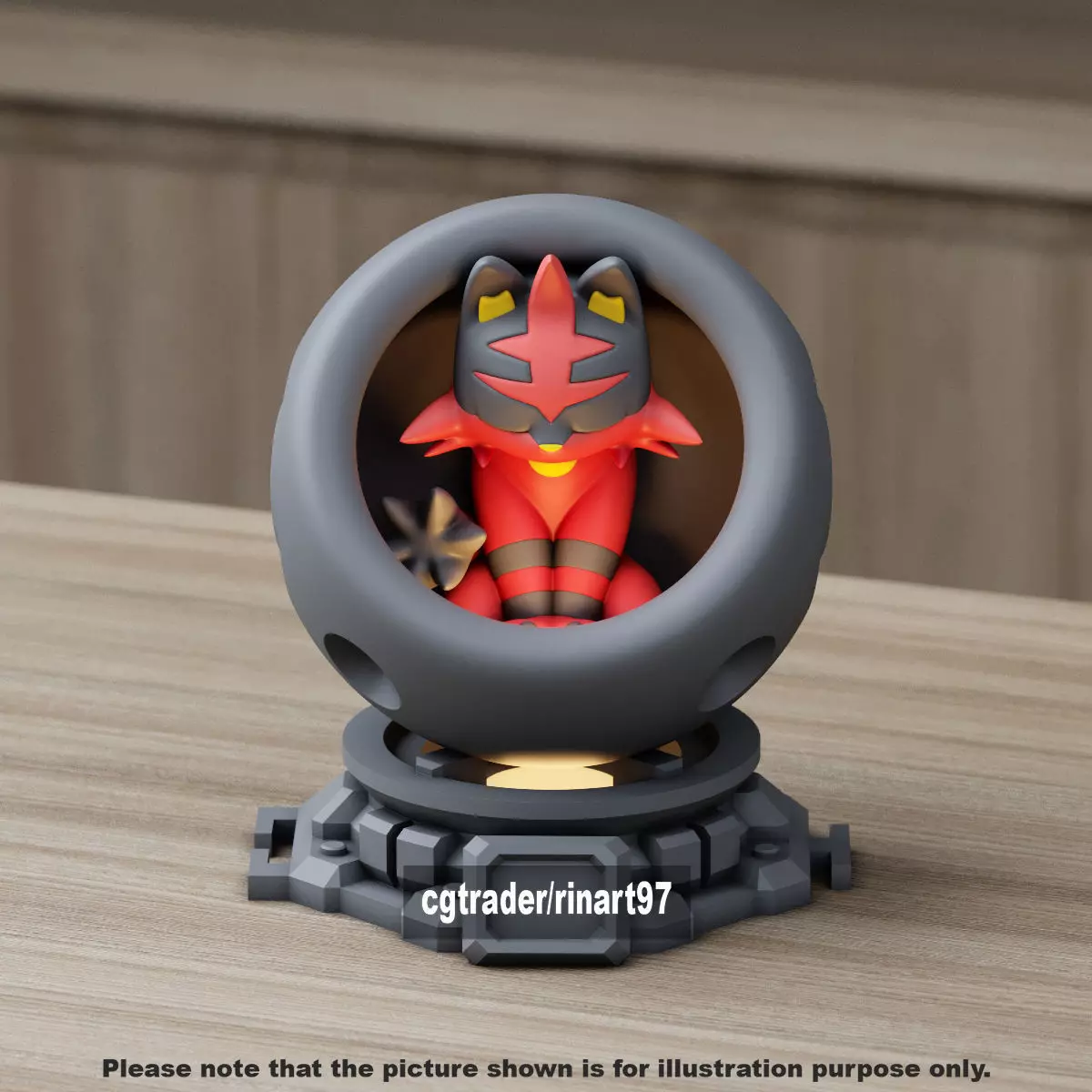 Torracat healing machine pods 3D print model_8