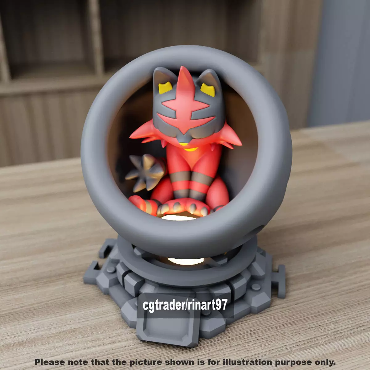 Torracat healing machine pods 3D print model_3