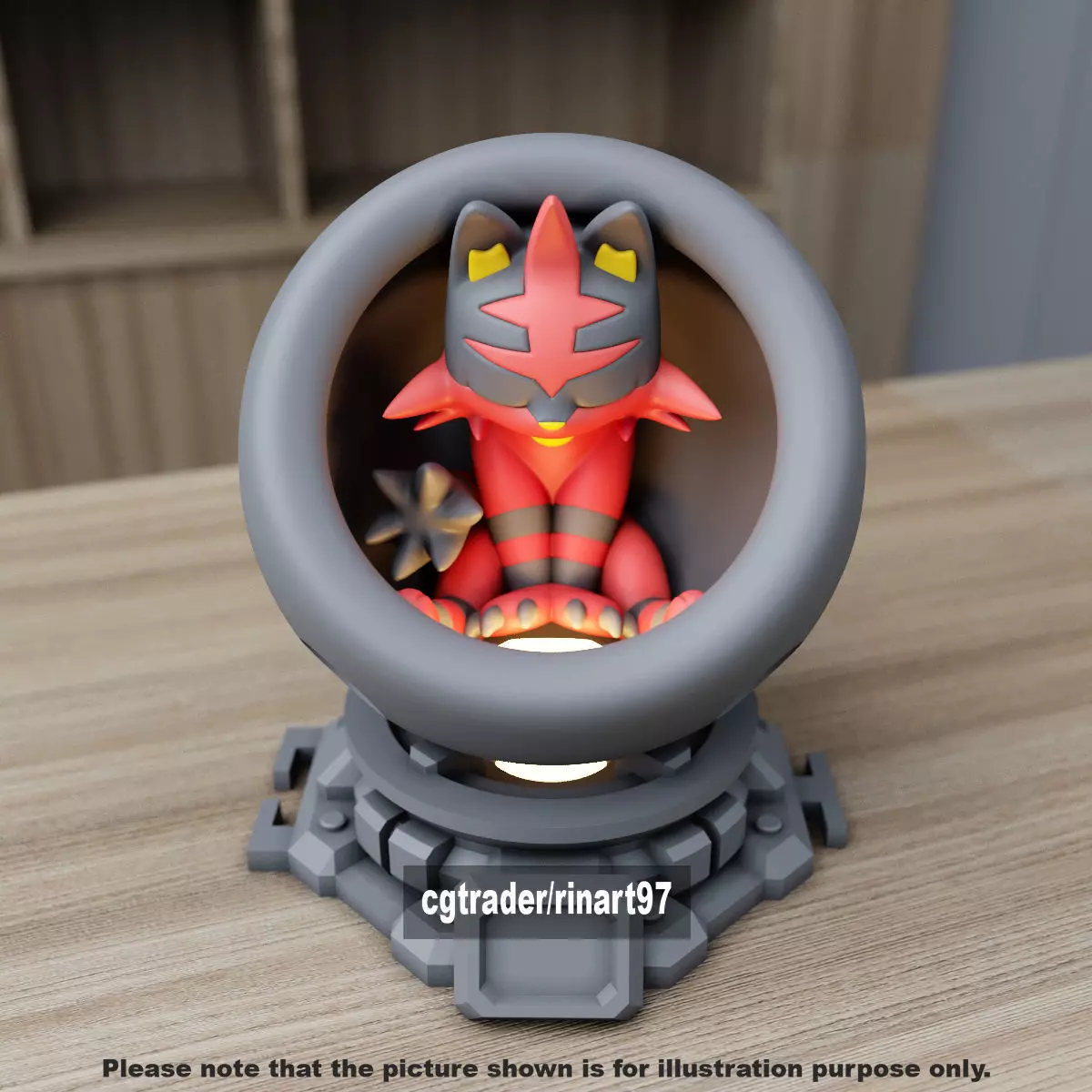 Torracat healing machine pods 3D print model_2
