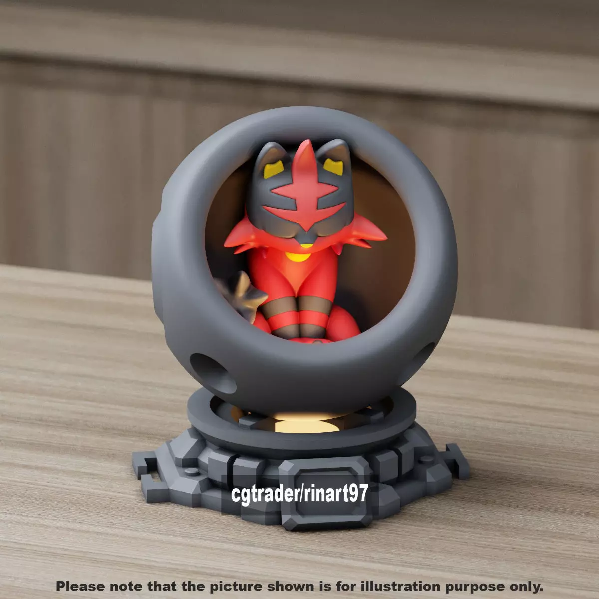 Torracat healing machine pods 3D print model_9