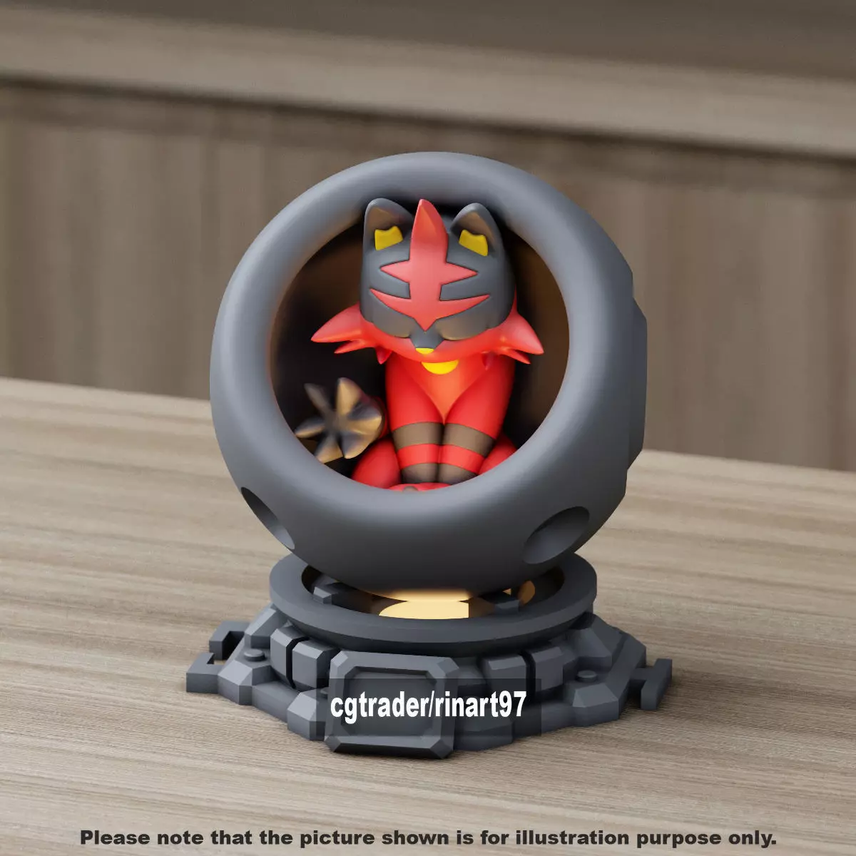 Torracat healing machine pods 3D print model_7