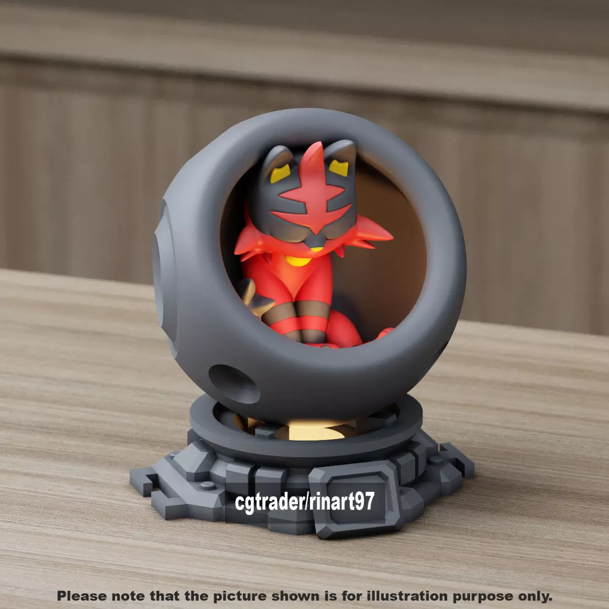Torracat healing machine pods 3D print model_10
