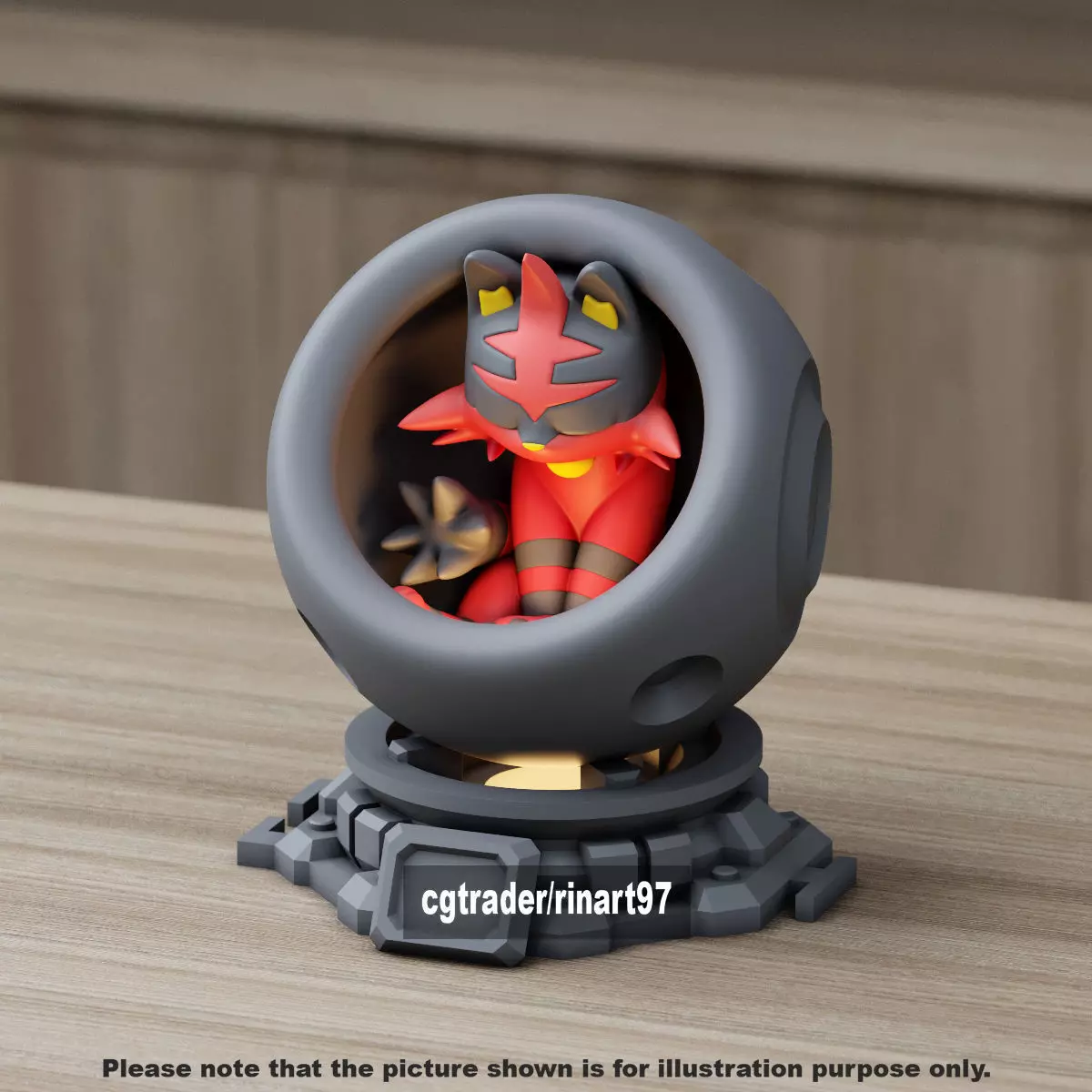 Torracat healing machine pods 3D print model_13