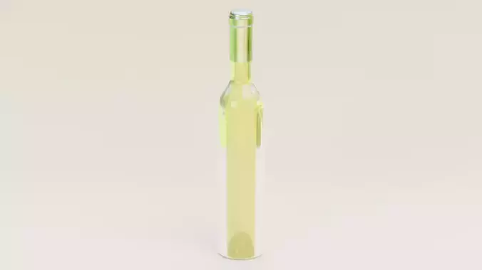 Wine Bottle V8 - Packaging Concept Low-poly 3D model 2