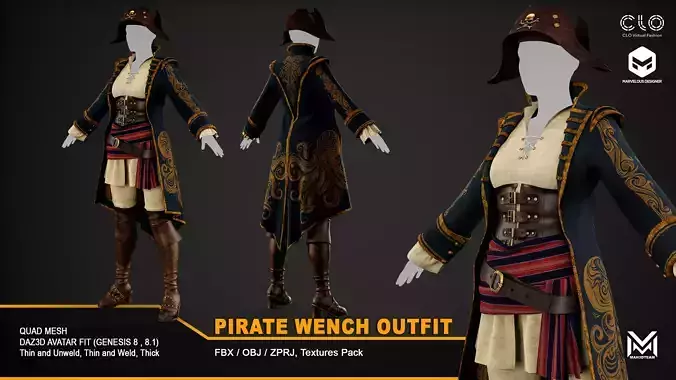 Pirate Wench Outfit