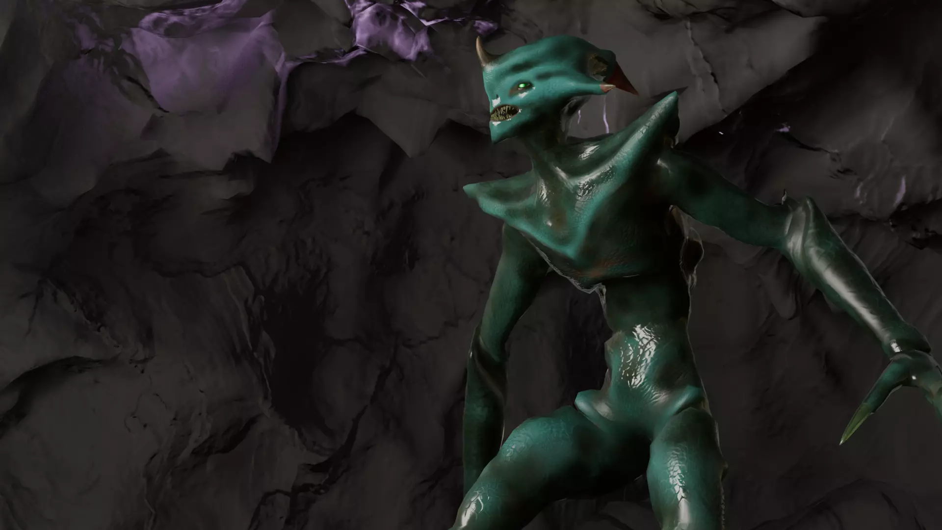 Alien monster Fohorn 3D model_15