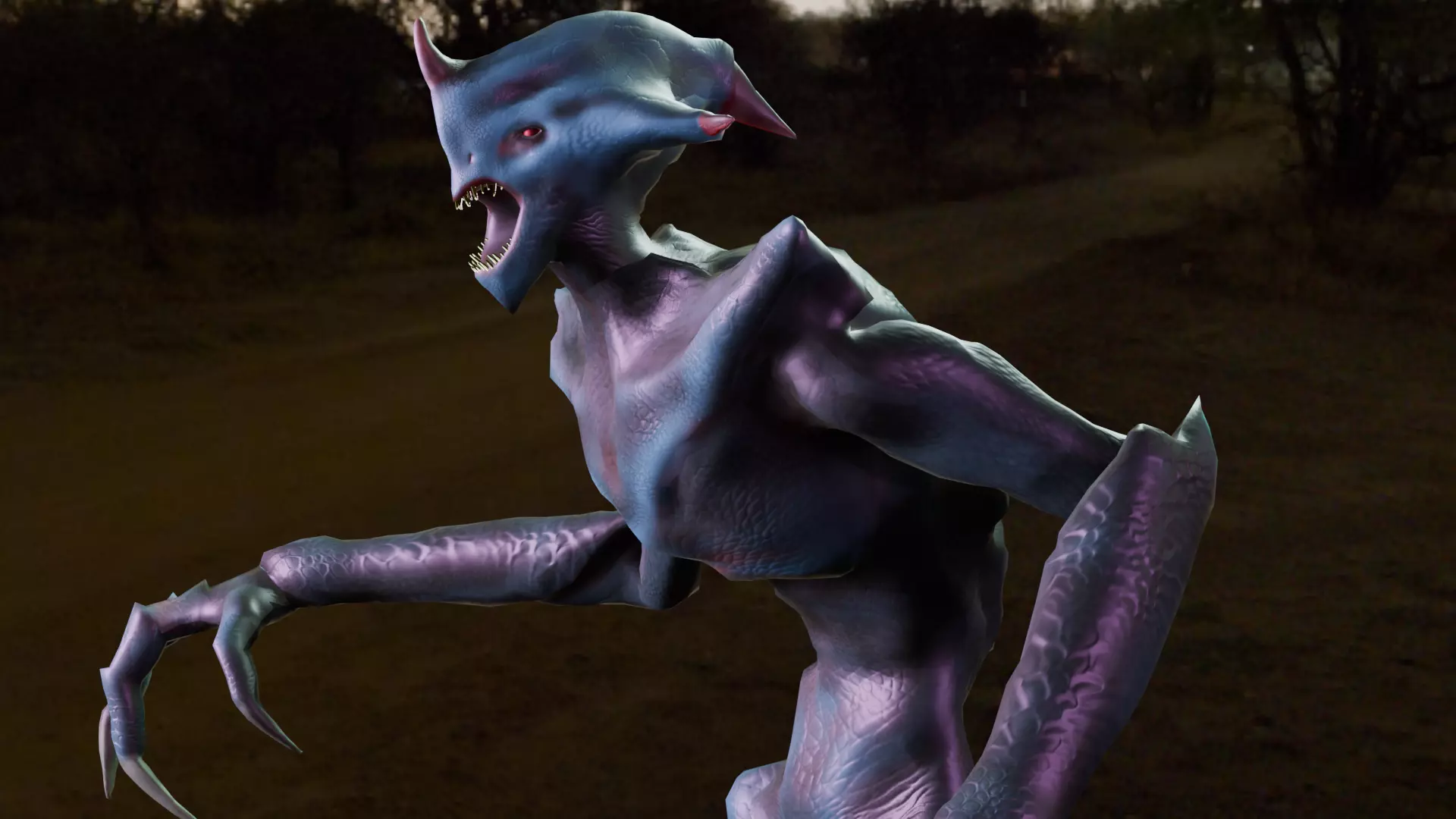 Alien monster Fohorn 3D model_13