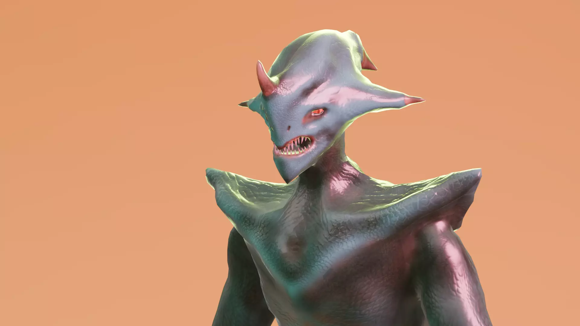 Alien monster Fohorn 3D model_3