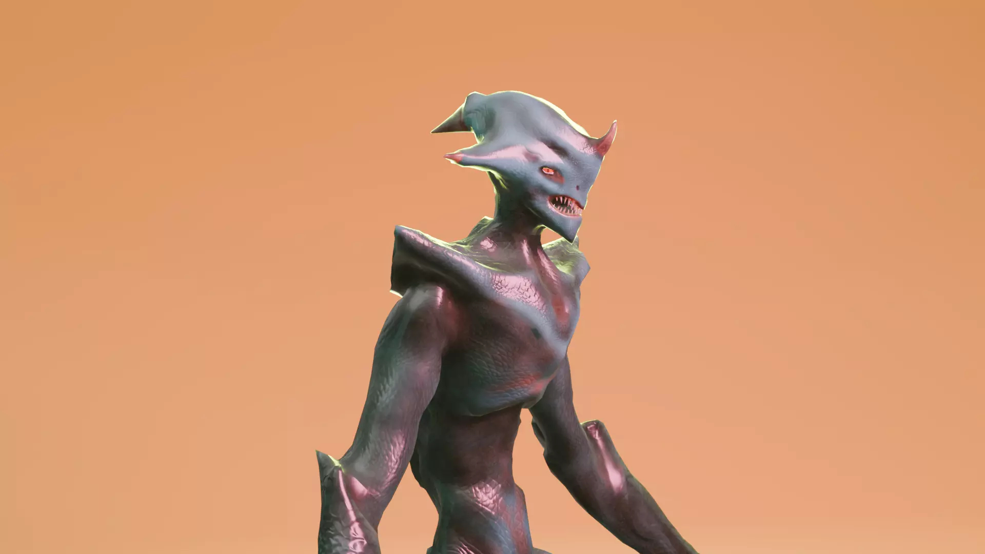 Alien monster Fohorn 3D model_5