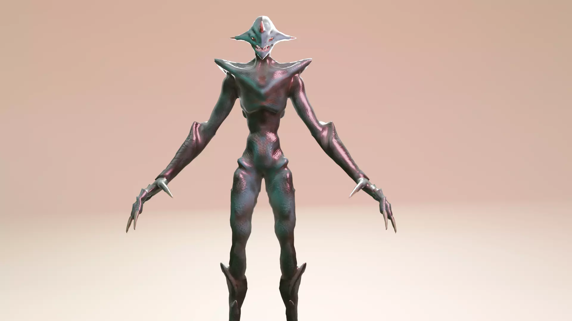 Alien monster Fohorn 3D model_11