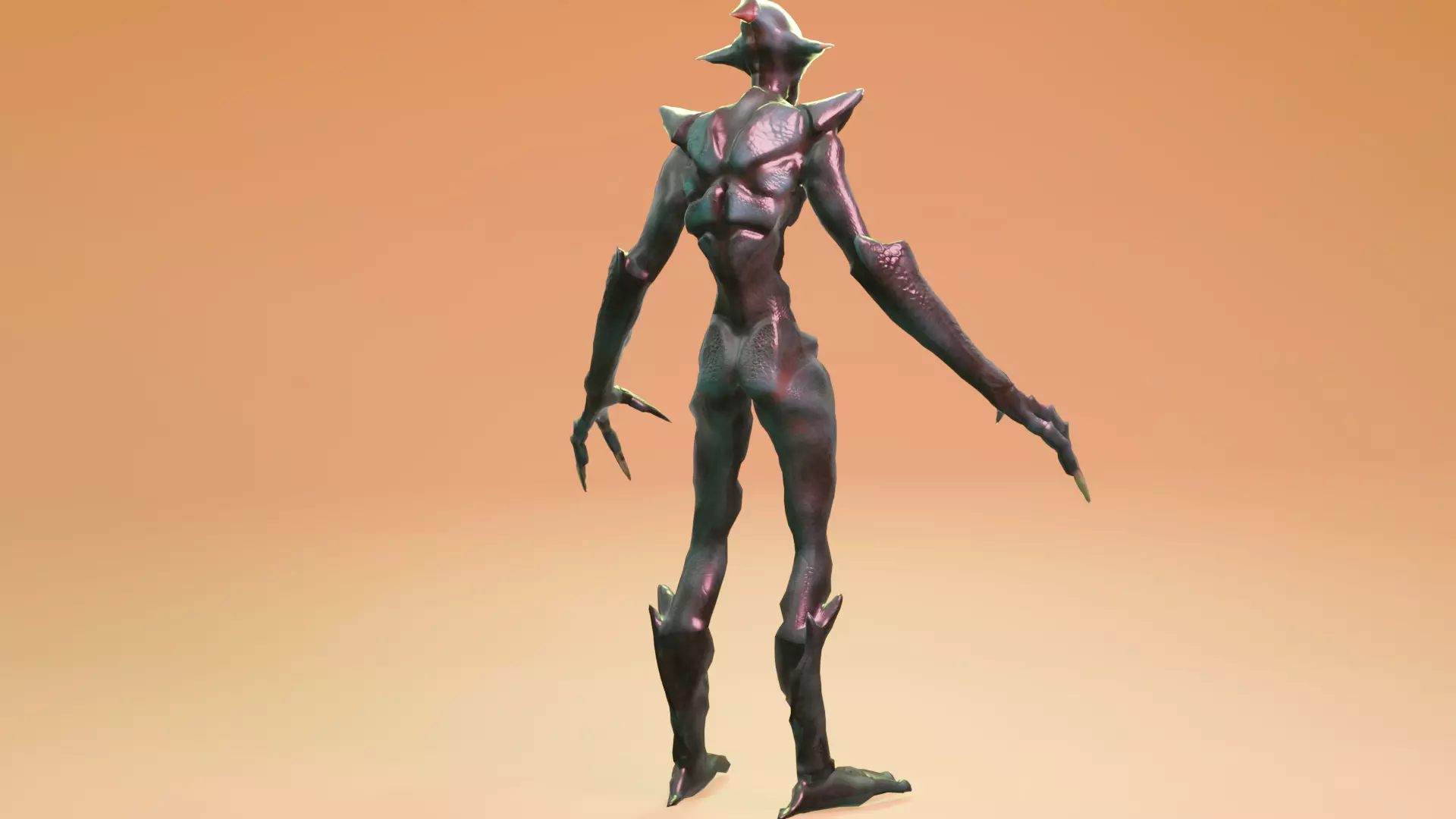 Alien monster Fohorn 3D model_12