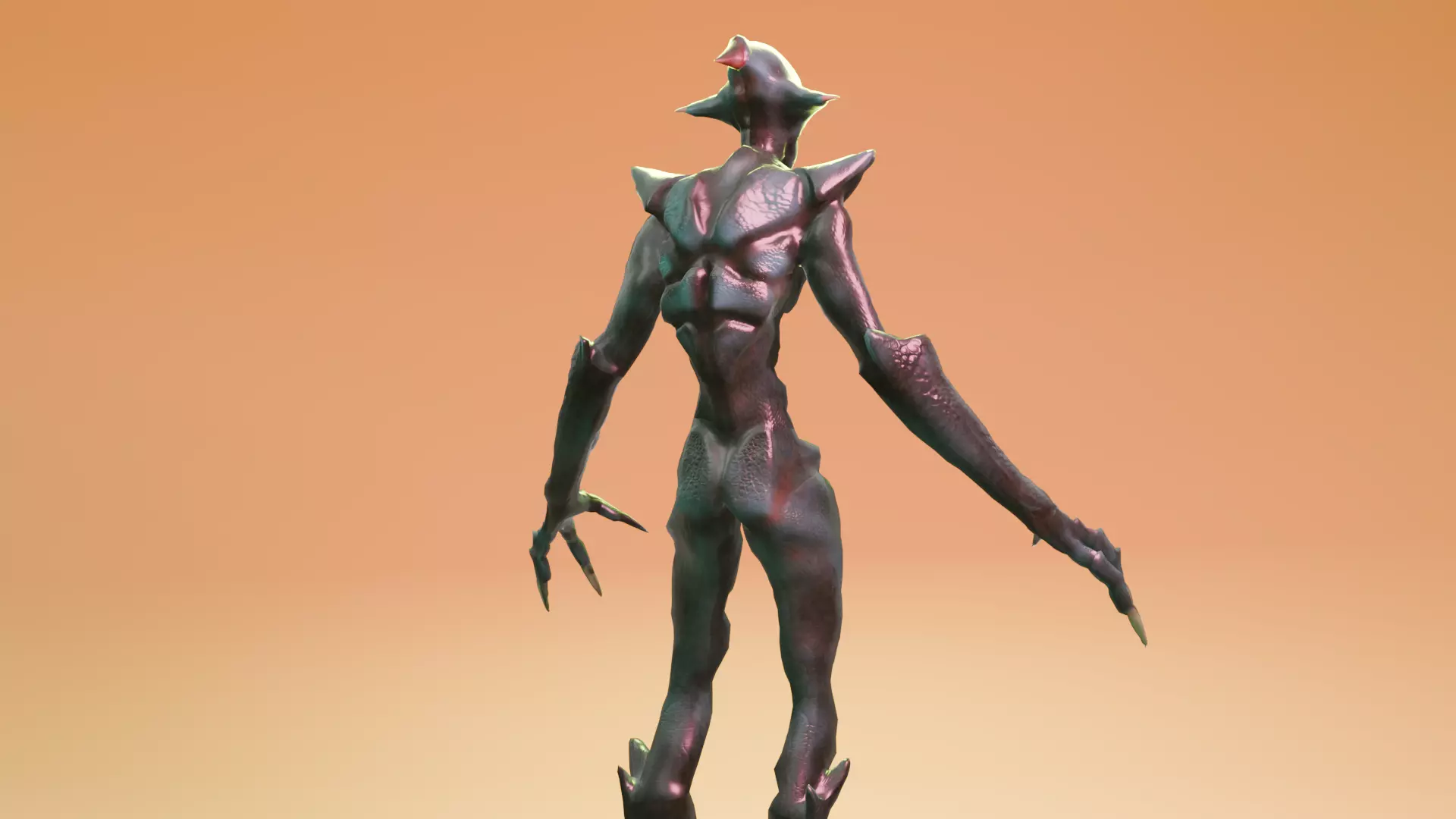 Alien monster Fohorn 3D model_6