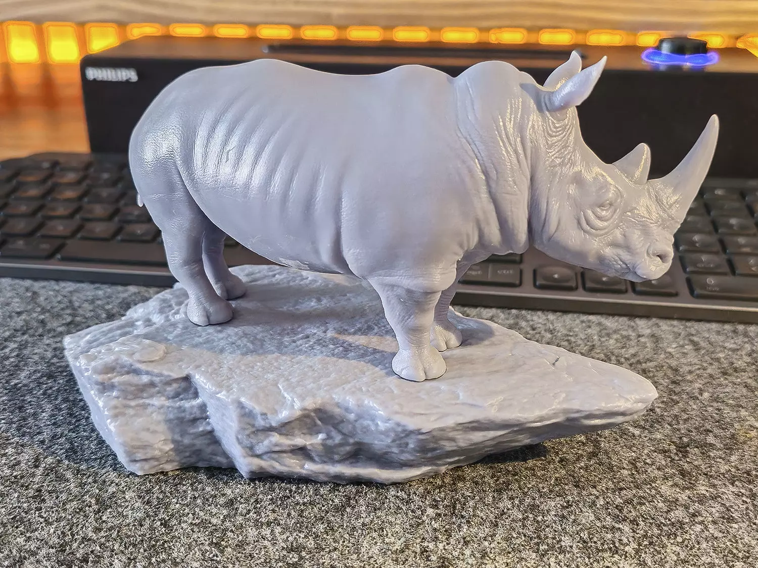 Rhinoceros 3D Printable 3D print model_2