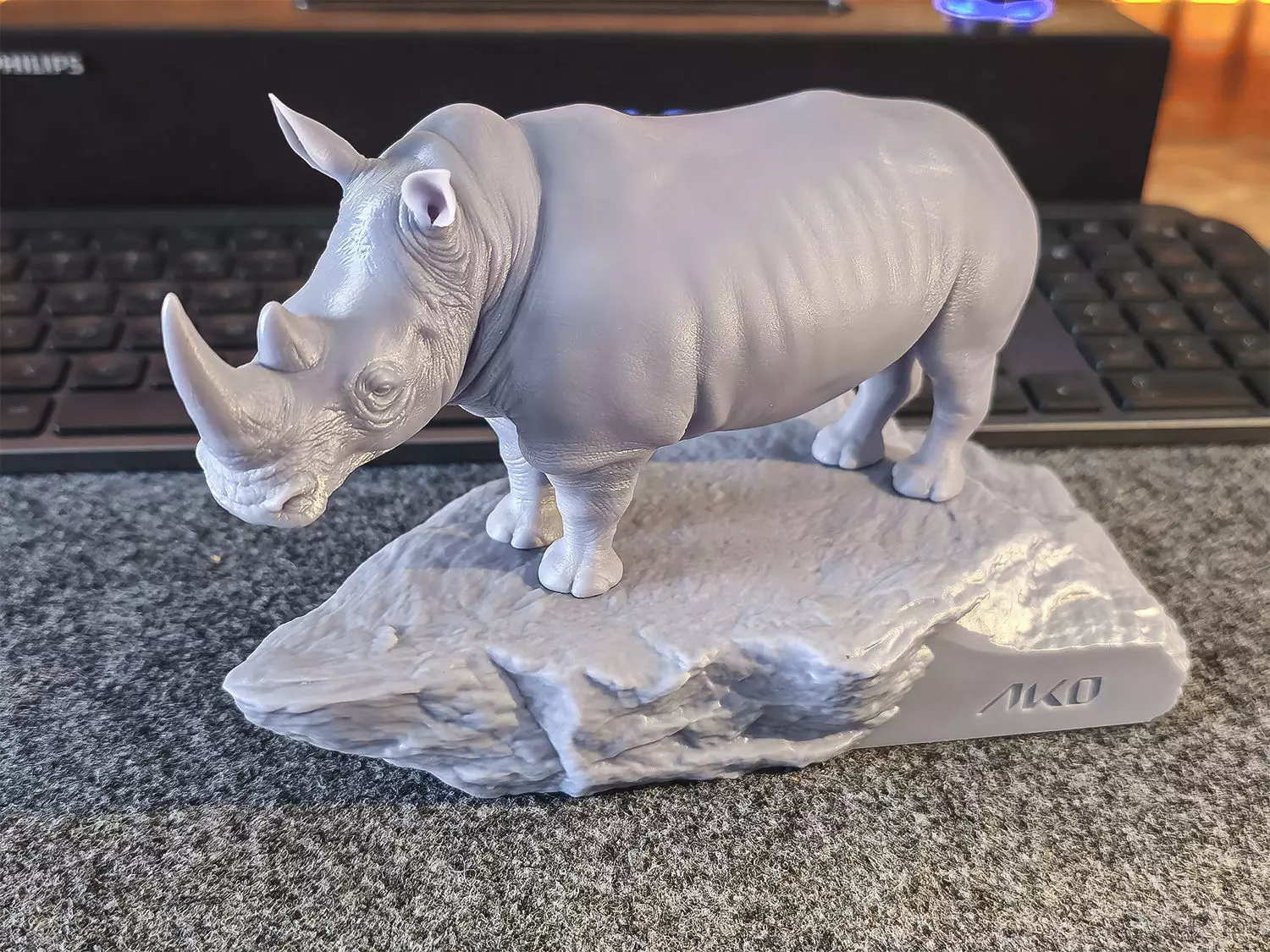 Rhinoceros 3D Printable 3D print model_1