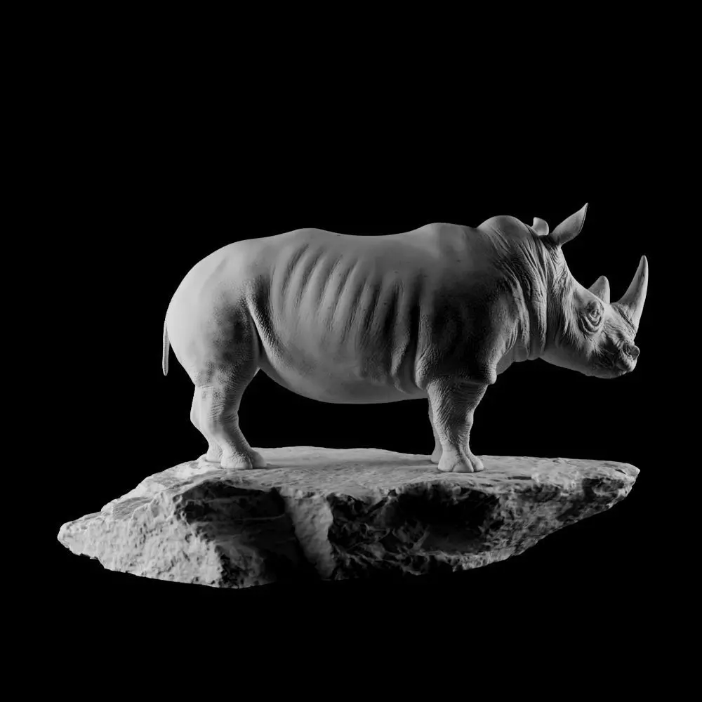 Rhinoceros 3D Printable 3D print model_5