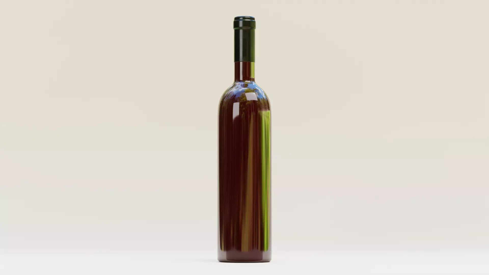 -Wine Bottles- Low-poly 3D model_6