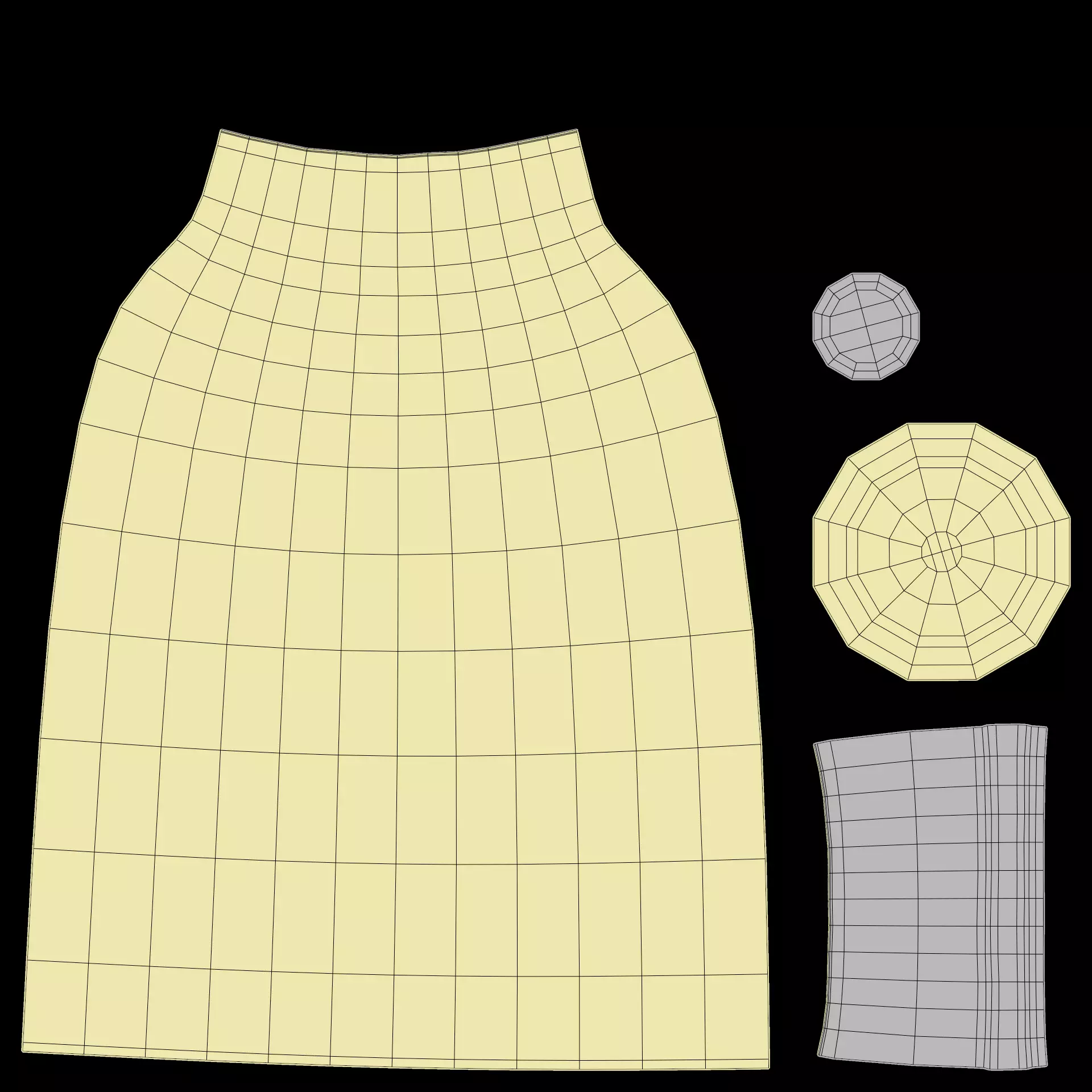 -Wine Bottles- Low-poly 3D model_13