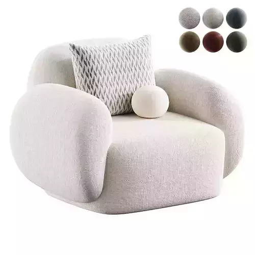 hazel beige lounge armchair 