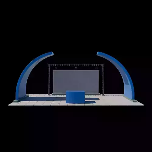 Trade exhibition stand  3D model